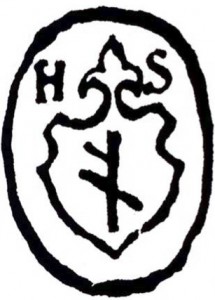 „Hausmarke“ von 1595